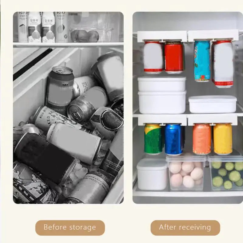 Can Storage Rack For Refrigerator