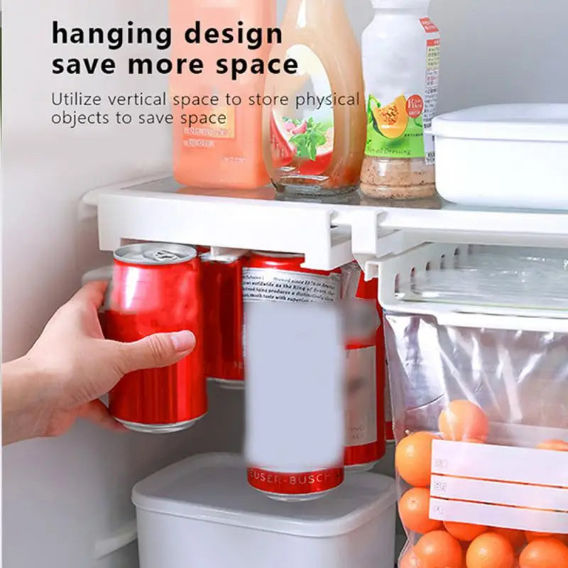 Can Storage Rack For Refrigerator