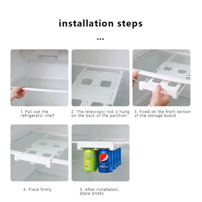 Can Storage Rack For Refrigerator